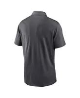 Men's Nike Anthracite Chicago Cubs Diamond Icon Franchise Performance Polo Shirt