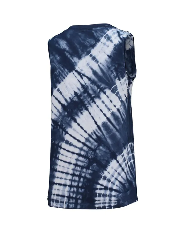 Boston Red Sox Touch Women's Money Ball Tie-Dye Tank Top - Navy