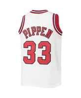Big Boys Mitchell & Ness Scottie Pippen White Chicago Bulls 1997-98 Hardwood Classics Swingman Jersey