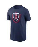 Men's Nike Navy Boston Red Sox Crest Local Team T-shirt