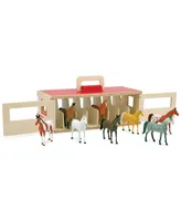 Melissa and Doug Kids' Show-Horse Stable Toy