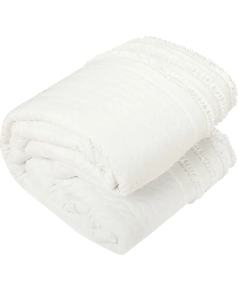 Gwen 7-Piece Comforter Set, California King - White