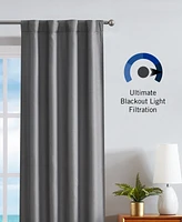 Nautica Virginia Ultimate Blackout Back Tab Window Curtain Panel Set