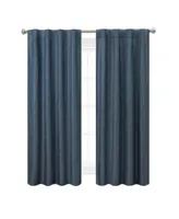 Nautica Virginia Ultimate Blackout Back Tab Window Curtain Panel Pair Collection