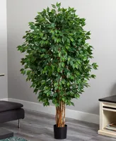 Nearly Natural 5.5' Ficus Artificial Tree