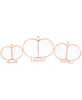 Mr. Halloween Outdoor Pumpkins with Lightshow Set, 3 Piece