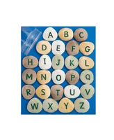 Yellow Door Uppercase Alphabet Pebbles, Set of 26