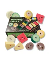 Yellow Door Sensory Play Stones Threading Kebabs, Set of 12