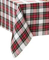 Elrene Christmas Classic Holiday Plaid Tablecloth