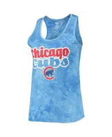 Women's Concepts Sport Royal Chicago Cubs Billboard Racerback Tank Top and Shorts Set