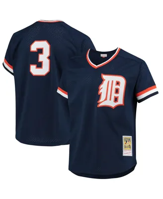 Men's Mitchell & Ness Alan Trammell Navy Detroit Tigers 1984 Authentic Cooperstown Collection Mesh Batting Practice Jersey
