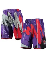 Men's Mitchell & Ness Purple Toronto Raptors Hardwood Classics 1998 Hyper Hoops Swingman Shorts