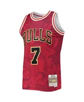 Men's Mitchell & Ness Toni Kukoc Red Chicago Bulls Hardwood Classics 1997-98 Lunar New Year Swingman Jersey