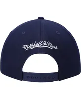 Men's Mitchell & Ness Navy Oklahoma City Thunder Ground 2.0 Snapback Hat