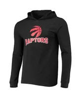 Men's Concepts Sport Black Toronto Raptors Pullover Hoodie and Pants Sleep Set