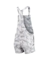 Women's Concepts Sport Gray New York Mets Camo Overall Romper