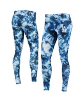 Women's Foco Royal Los Angeles Dodgers Tie-Dye Leggings