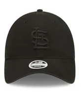 Women's New Era St. Louis Cardinals Black on Black Core Classic Ii 9TWENTY Adjustable Hat