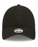 Women's New Era Colorado Rockies Black on Black Core Classic Ii 9TWENTY Adjustable Hat