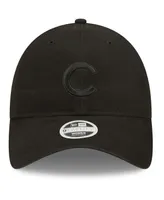 Women's New Era Chicago Cubs Black on Black Core Classic Ii 9TWENTY Adjustable Hat