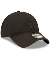 Men's New Era Colorado Rockies Black on Black Core Classic 2.0 9TWENTY Adjustable Hat