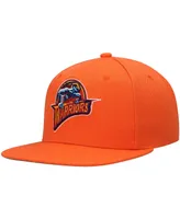 Men's Mitchell & Ness Orange Golden State Warriors Hardwood Classics Snapback Hat