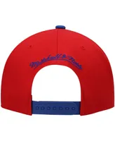 Men's Mitchell & Ness Red and Royal Sacramento Kings Hardwood Classics Snapback Hat