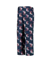 Big Boys Navy Cleveland Guardians Team Color Logo Pants