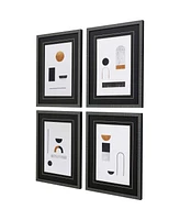 Paragon Picture Gallery Abstract Luxe Wall Art Set, 4 Piece