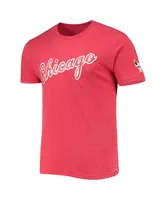 Unisex Sportiqe Red Chicago Bulls 2021/22 City Edition Comfy Tri Blend T-shirt