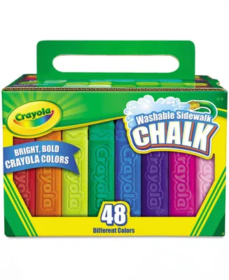 Crayola Mess Free Sidewalk Chalk in Various Colors for Outdoor Sidewalk Playtime