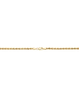 Glitter Rope Link 22" Chain Necklace in 10k Gold, Created for Macy's