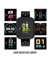 iTouch Air 3 Unisex Heart Rate Black Strap Smart Watch 40mm