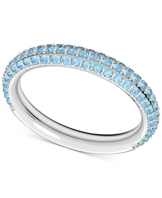 Swarovski Triple-Row Pave Crystal Mini Band Stack Ring