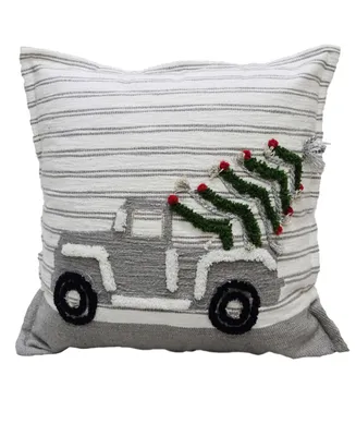 Vibhsa Holiday Car Throw Pillow, 20"x20"