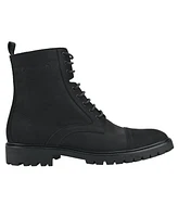 Calvin Klein Men's Lorenzo Lace Up Boots with a Leather Upper