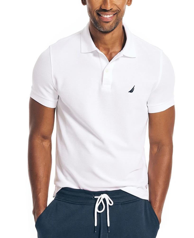Nautica Men's Sustainably Crafted Slim-Fit Deck Polo Shirt