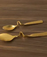 Villeroy & Boch Flatware, New Wave Caffe Gold Espresso Spoon