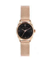 Ted Baker Women's Luchiaa Rose Gold-Tone Stainless Steel Mesh Watch 27mm - Rose Gold