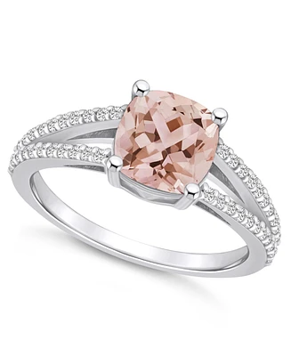 Macy's Morganite and Diamond Accent Ring 14K Gold