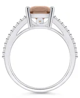 Macy's Morganite and Diamond Accent Ring 14K Gold