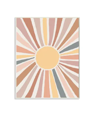 Stupell Industries Southwestern Desert Sun Striped Pattern Rays Art, 13" x 19" - Multi