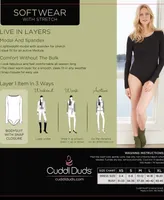 Cuddl Duds Softwear with Stretch Long Sleeve Bodysuit, Created for Macy's