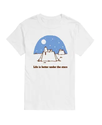 Men's Peanuts Better Under Stars T-shirt