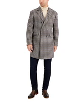 Tallia Men's Wool Slim-Fit Double-Breasted Overcoat