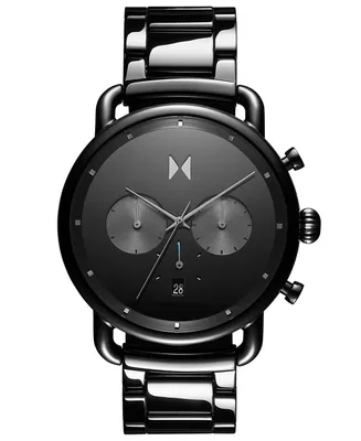 Mvmt Men's Chronograph Blacktop Ceramic Bracelet Watch 47mm