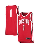 Nike Youth Boys and Girls #1 Ohio State Buckeyes Throwback Team Replica Basketball Jersey