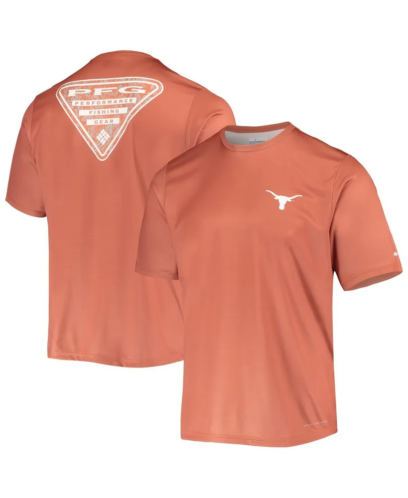 Columbia Men's Columbia Texas Orange Longhorns Terminal Tackle Omni-Shade  T-shirt