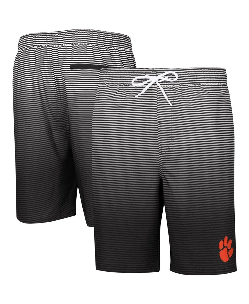 Men's G-iii Sports by Carl Banks Black Clemson Tigers Ocean Swim Trunks