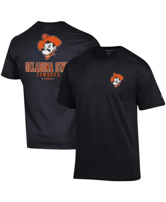 Men's Champion Black Oklahoma State Cowboys Stack 2-Hit T-shirt